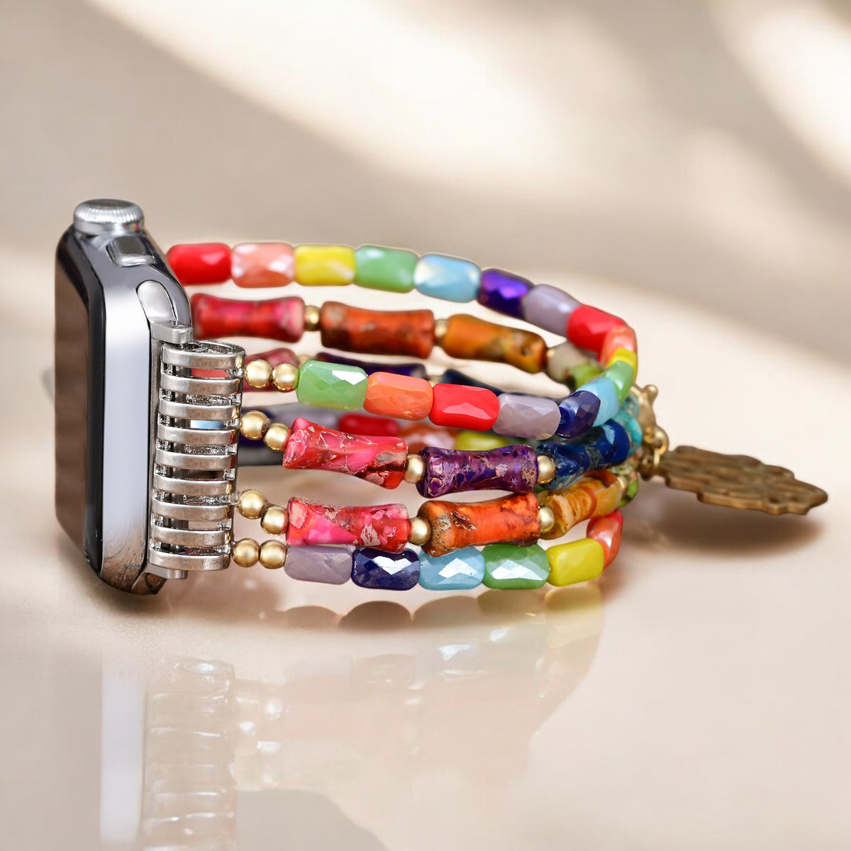 Pulseira Lotus Chakra Stretch para Apple Watch