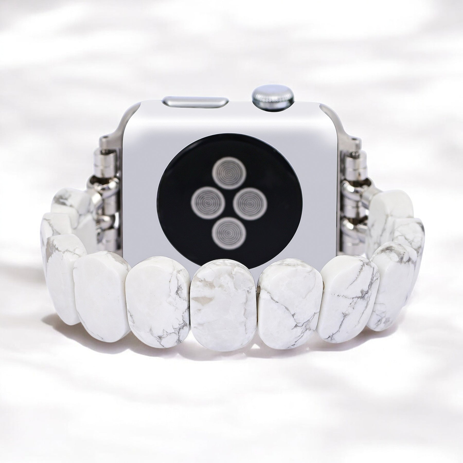 Pulseira Elástica Whimsical Howlite para Apple Watch