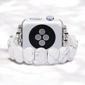 Pulseira Elástica Whimsical Howlite para Apple Watch
