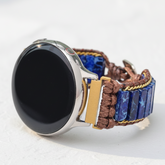 Pulseira para Samsung Galaxy Watch em Jaspe Azul Celeste