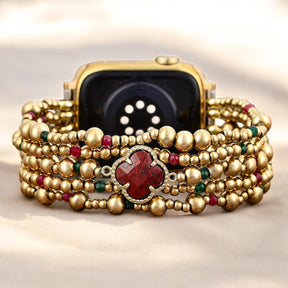 Pulseira Holiday Lucky Clover Stretch para Apple Watch
