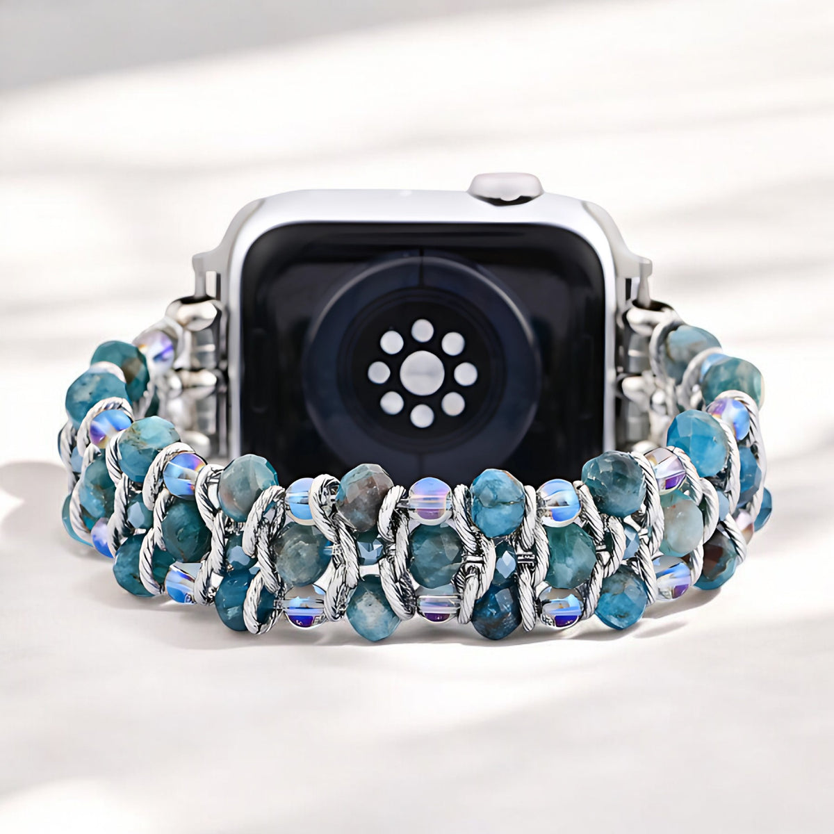 Pulseira Trançada Apatita Azure para Apple Watch