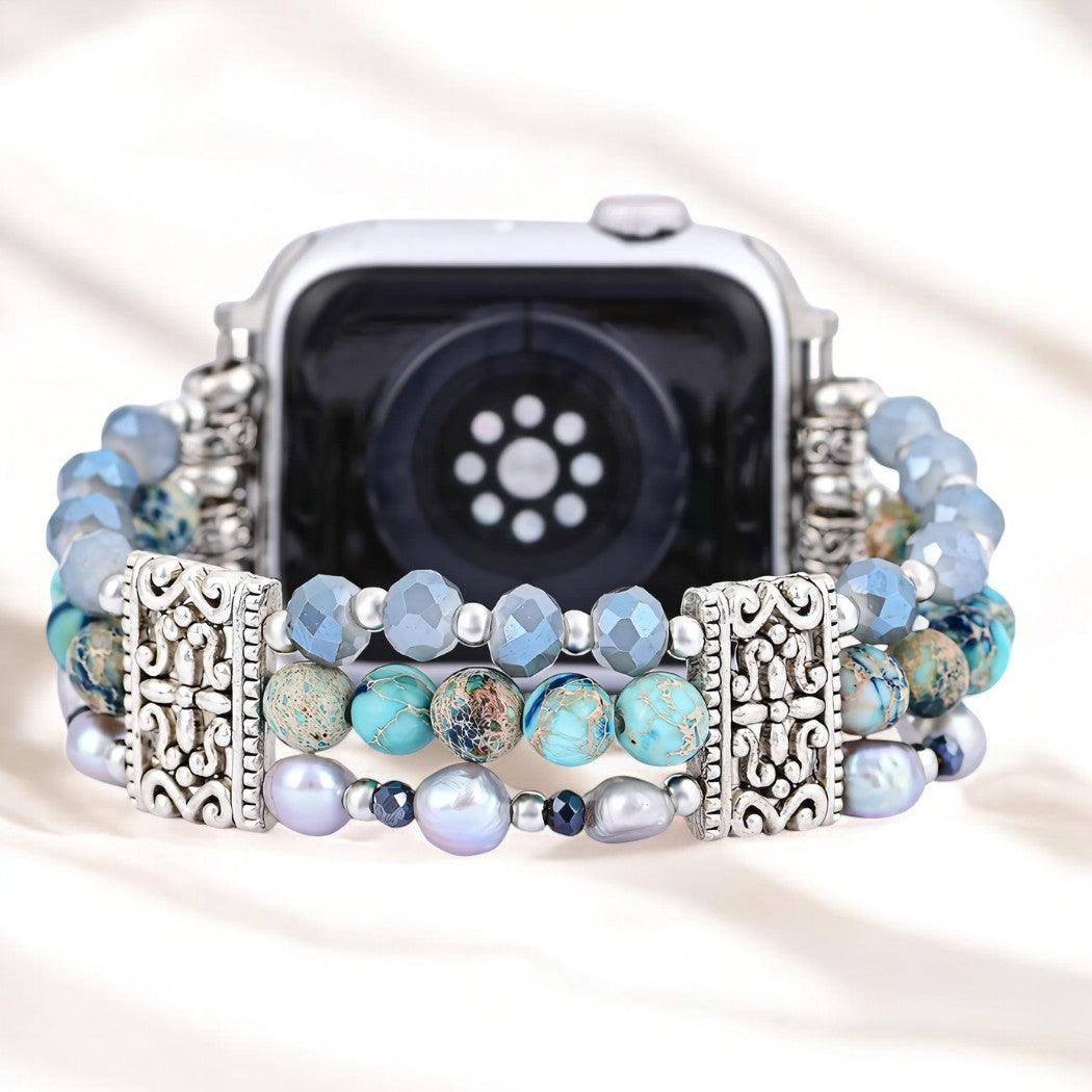 Pulseira Artisanal Jasper Nomadic Stretch para Apple Watch