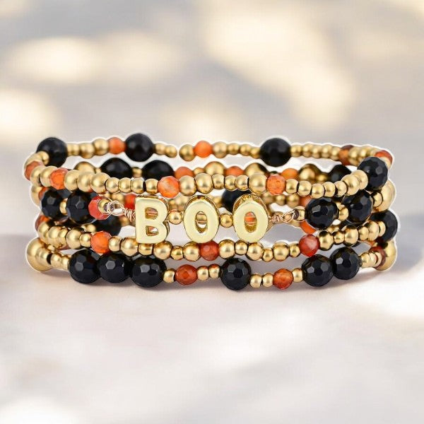 Conjunto de Pulseiras Brilhantes Assustadoras de Halloween