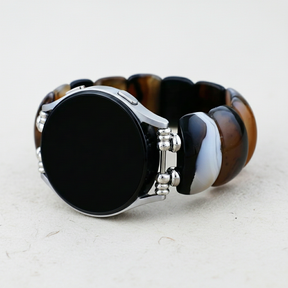 Pulseira Esticável Bohemian Onyx Elegance para Samsung Galaxy Watch
