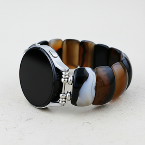 Pulseira Esticável Bohemian Onyx Elegance para Samsung Galaxy Watch