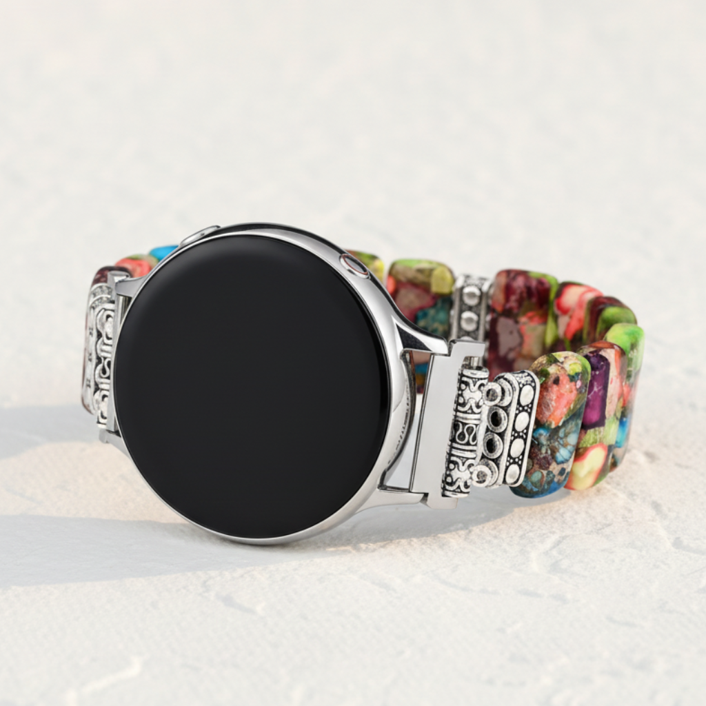 Pulseira Chic Flower para Relógio Samsung Galaxy Stretch