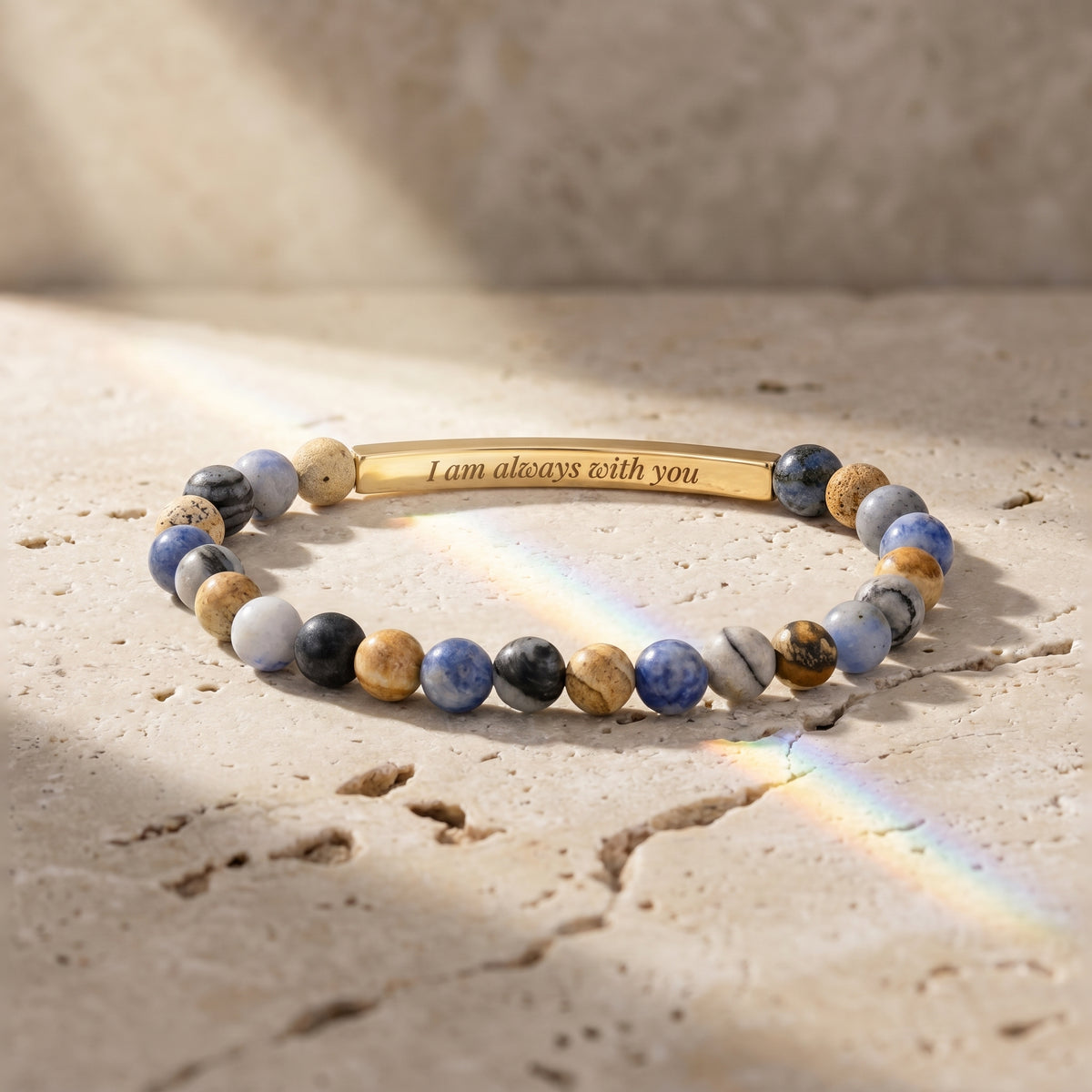 Bracelets de Pedra com Mensagem Secreta