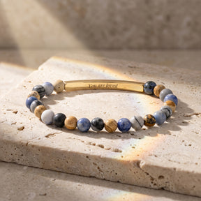 Bracelets de Pedra com Mensagem Secreta