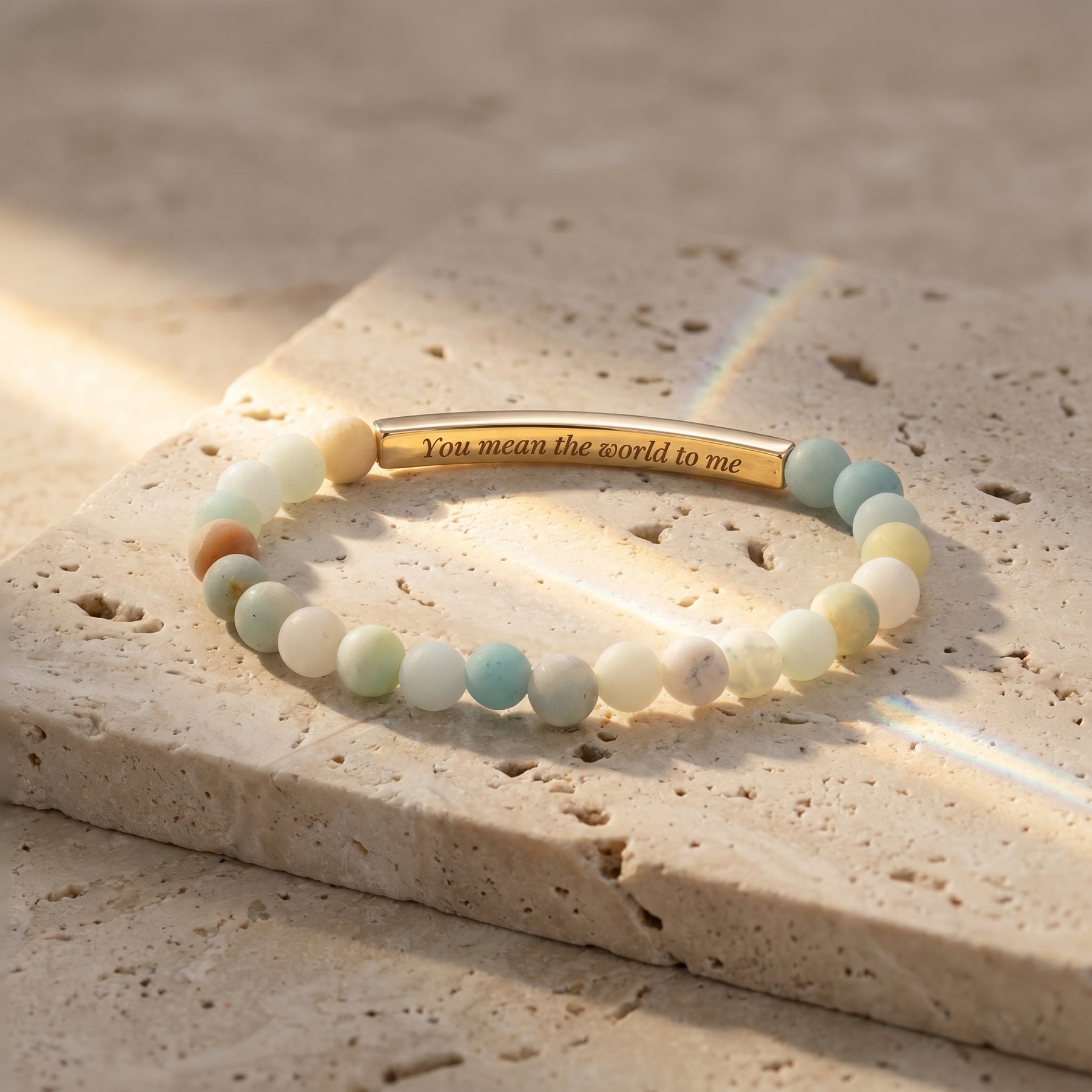 Bracelets de Pedra com Mensagem Secreta