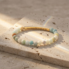 Bracelets de Pedra com Mensagem Secreta