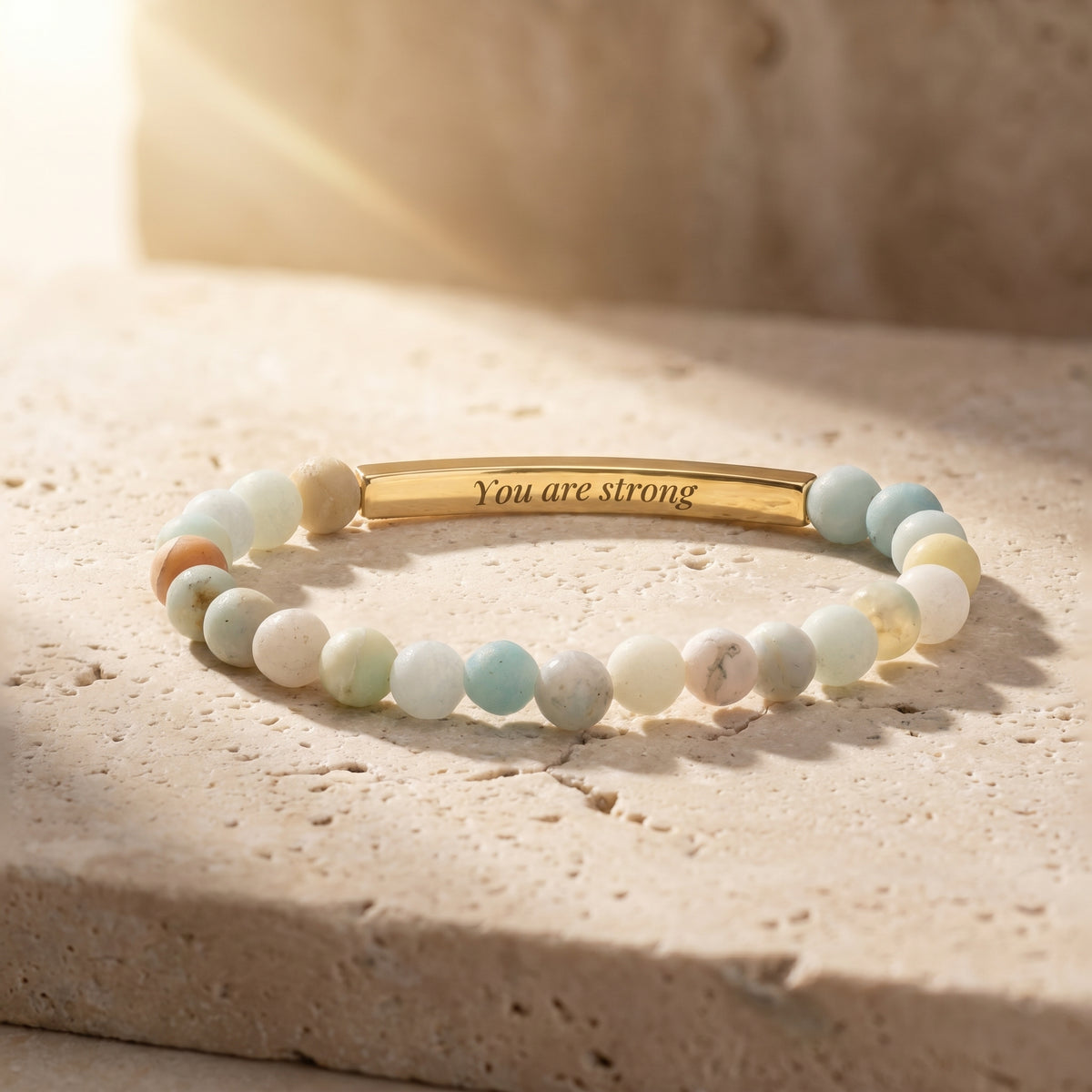 Bracelets de Pedra com Mensagem Secreta