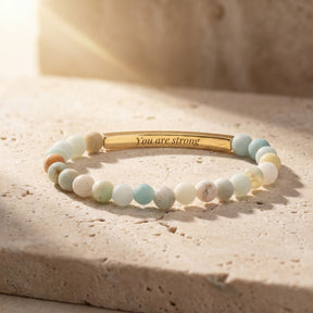 Bracelets de Pedra com Mensagem Secreta
