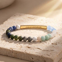 Bracelets de Pedra com Mensagem Secreta