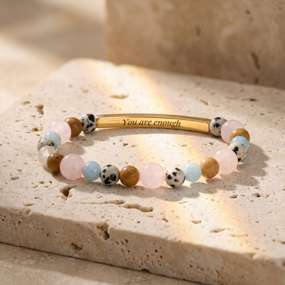 Bracelets de Pedra com Mensagem Secreta