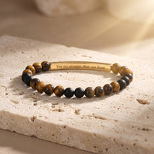 Bracelets de Pedra com Mensagem Secreta