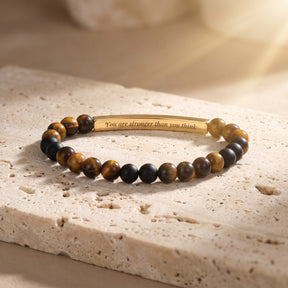 Bracelets de Pedra com Mensagem Secreta