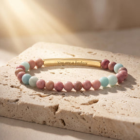 Bracelets de Pedra com Mensagem Secreta