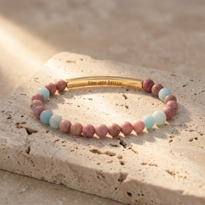 Bracelets de Pedra com Mensagem Secreta