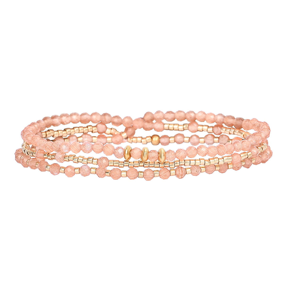 Pulseira/Colar Multi-Estilo Sunset Blush