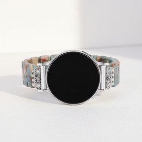 Pulseira elástica para relógio Samsung Galaxy em jaspe tibetano da Earth