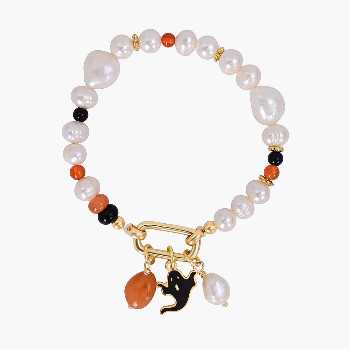 Pulseira Pérola Brilho de Natal