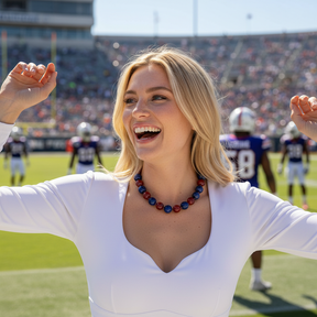 Colar de Pedra Gameday 10mm