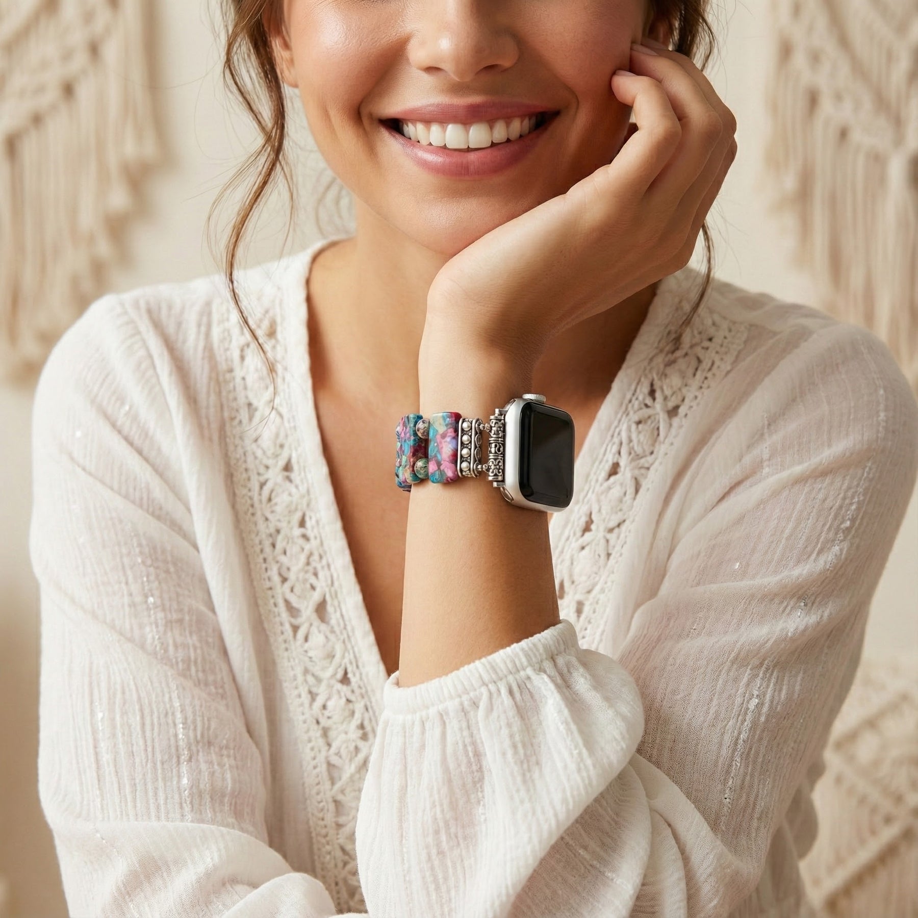 Pulseira Elástica Celestial Radiance para Apple Watch