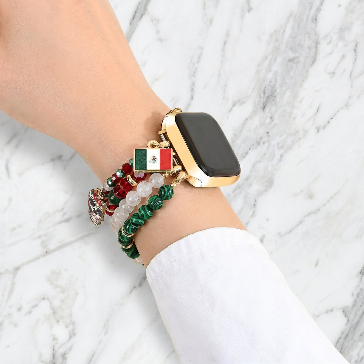 Pulseira Viva México Stretch para Apple Watch