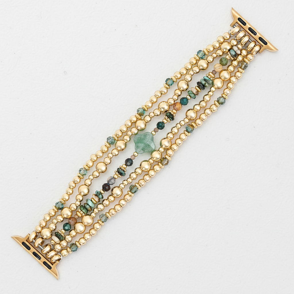 Pulseira Elástica Golden Oasis para Apple Watch