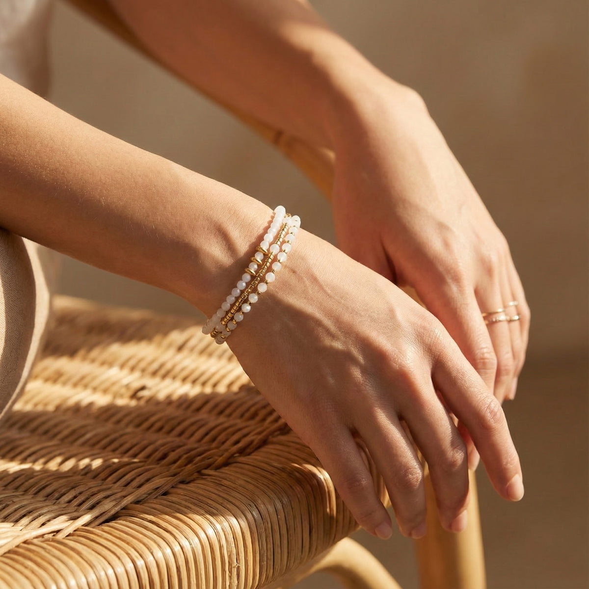 Pulseira/Colar Multi-Estilo Aura do Luar