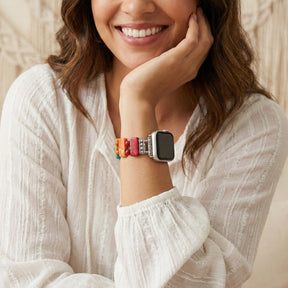 Pulseira Sacred Chakra Stretch para Apple Watch