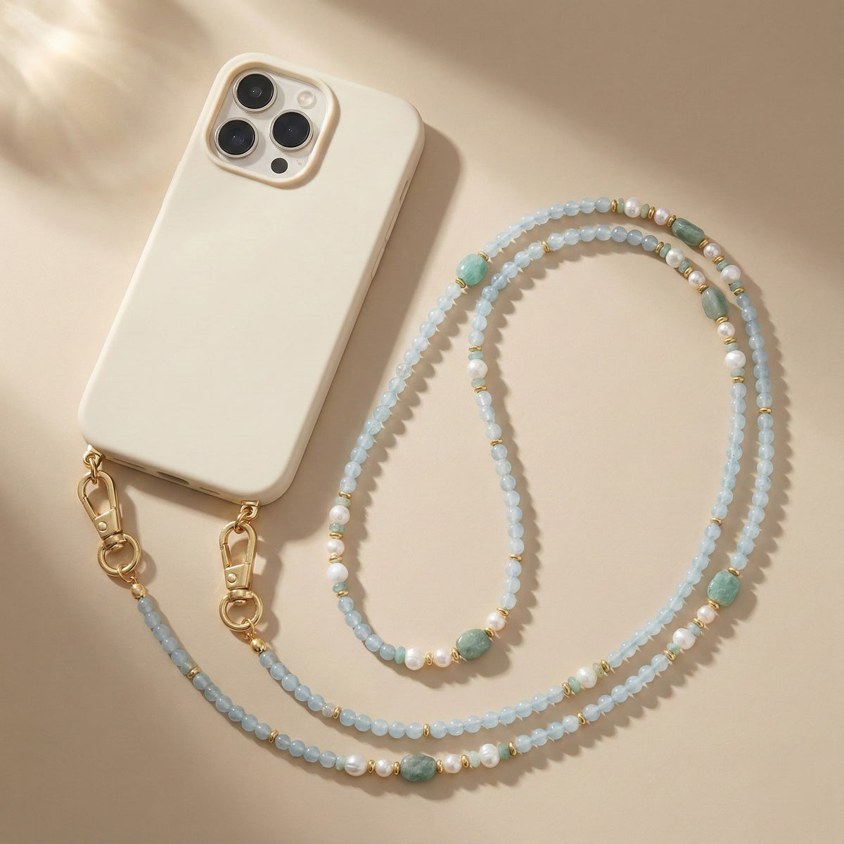Corrente para Celular Amazonite Sky