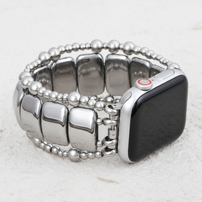 Pulseira Elástica Platinum Noir para Apple Watch