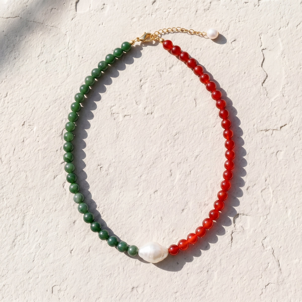 Colar de Pérolas com Miçangas Viva México