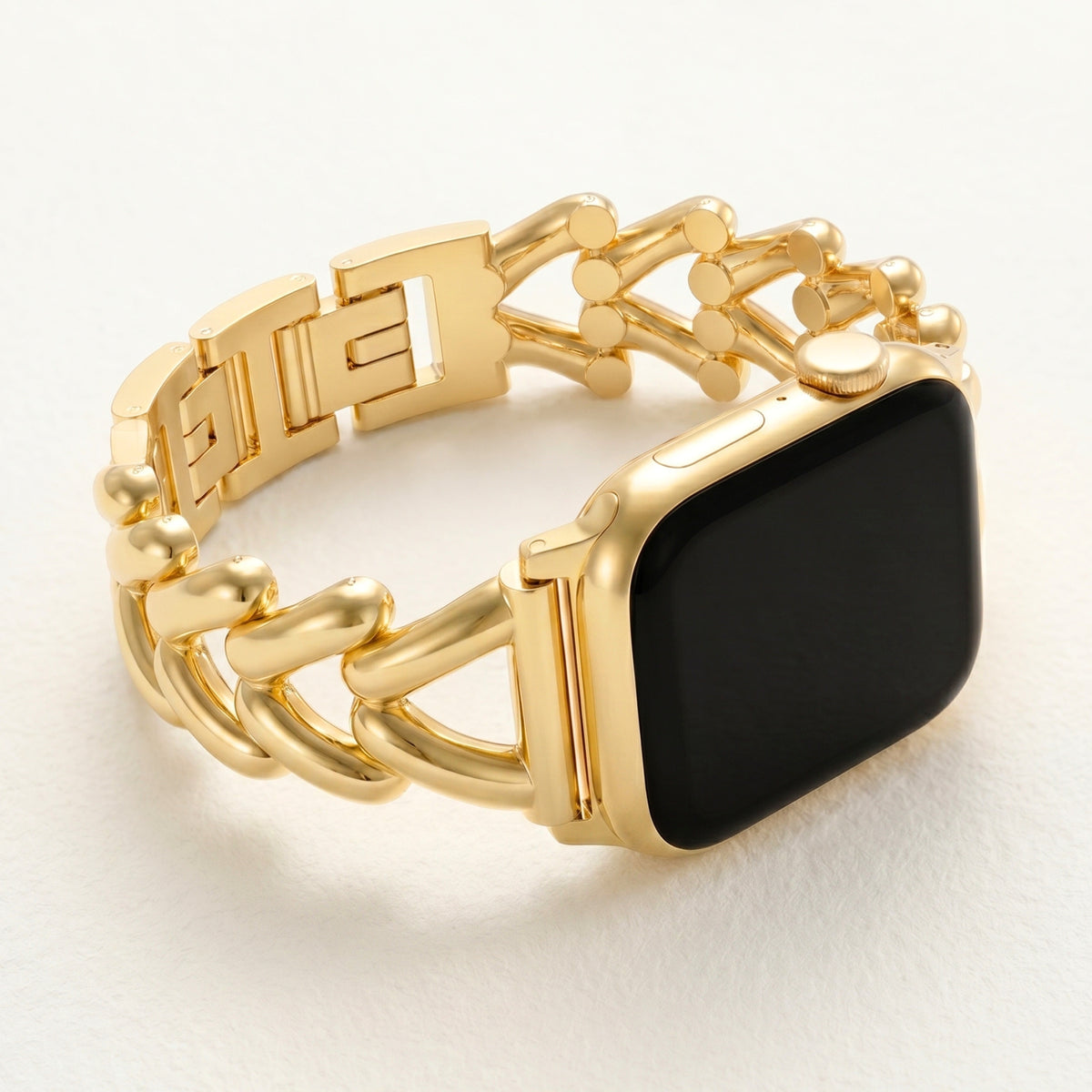Pulseira Luxuosa Golden Braid para Apple Watch