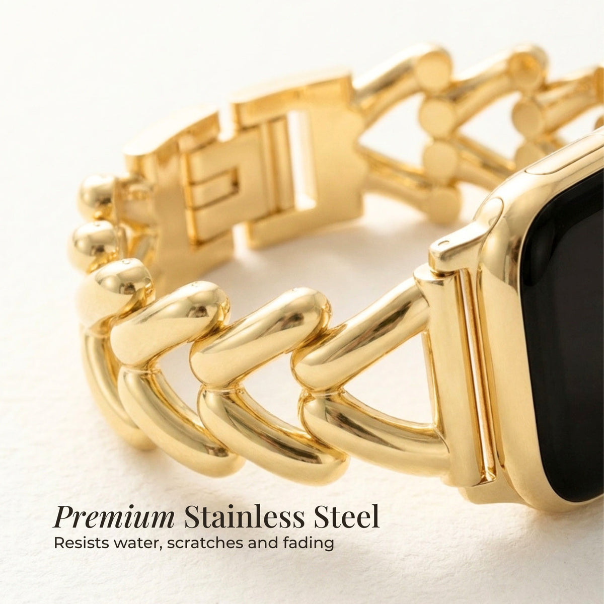 Pulseira Luxuosa Golden Braid para Apple Watch