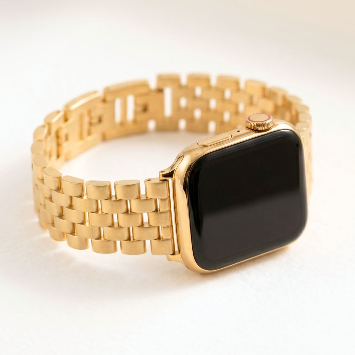 Pulseira Luxuosa Golden Chic para Apple Watch