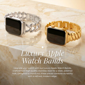 Pulseira Luxuosa Golden Honeycomb para Apple Watch