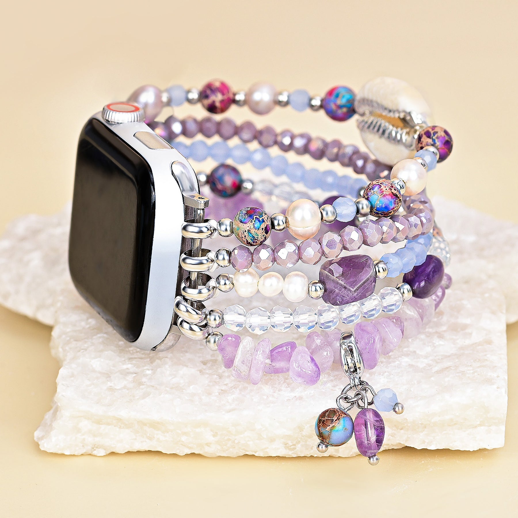 Pulseira Lilac Shoreline Stretch para Apple Watch
