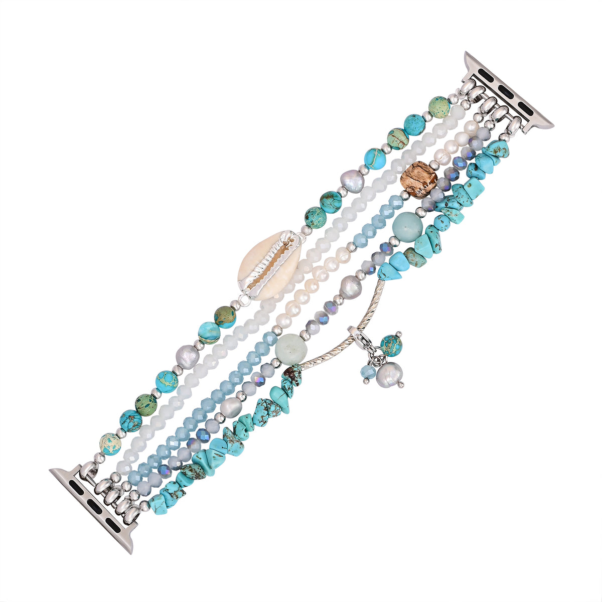 Pulseira elástica Turquoise Tide para Apple Watch