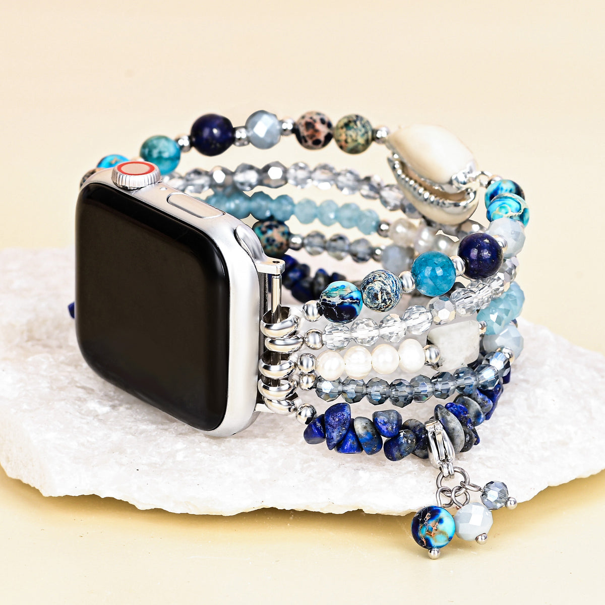 Pulseira Elástica Seabreeze Shell para Apple Watch