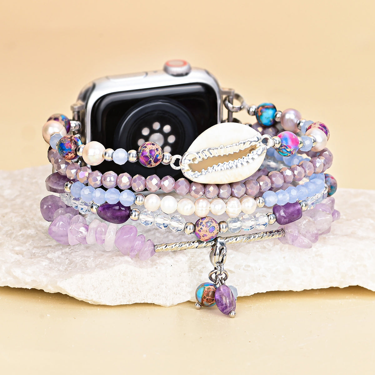 Pulseira Lilás Shoreline Stretch para Apple Watch