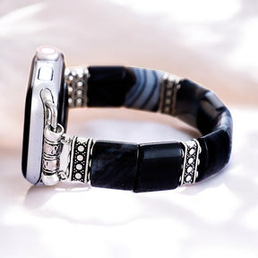 Pulseira Bohemian Noir Stretch para Apple Watch