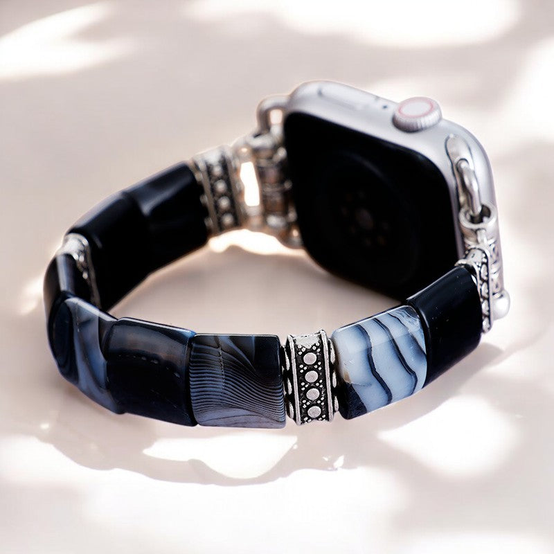 Pulseira Esticada Bohemian Noir para Apple Watch