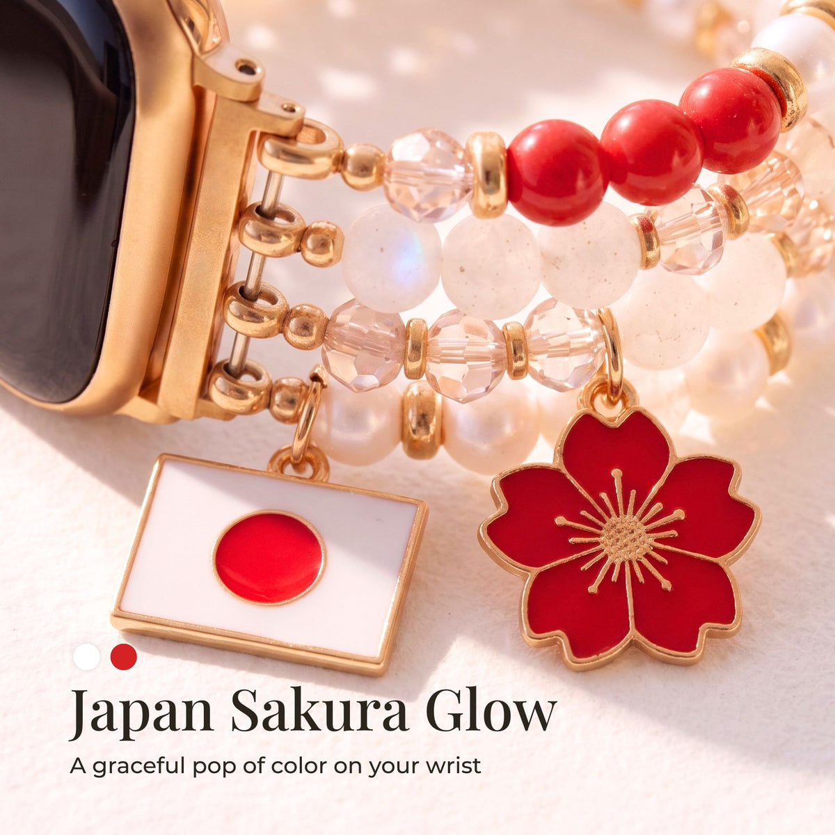 Pulseira Stretch Sakura Bloom para Apple Watch Japão