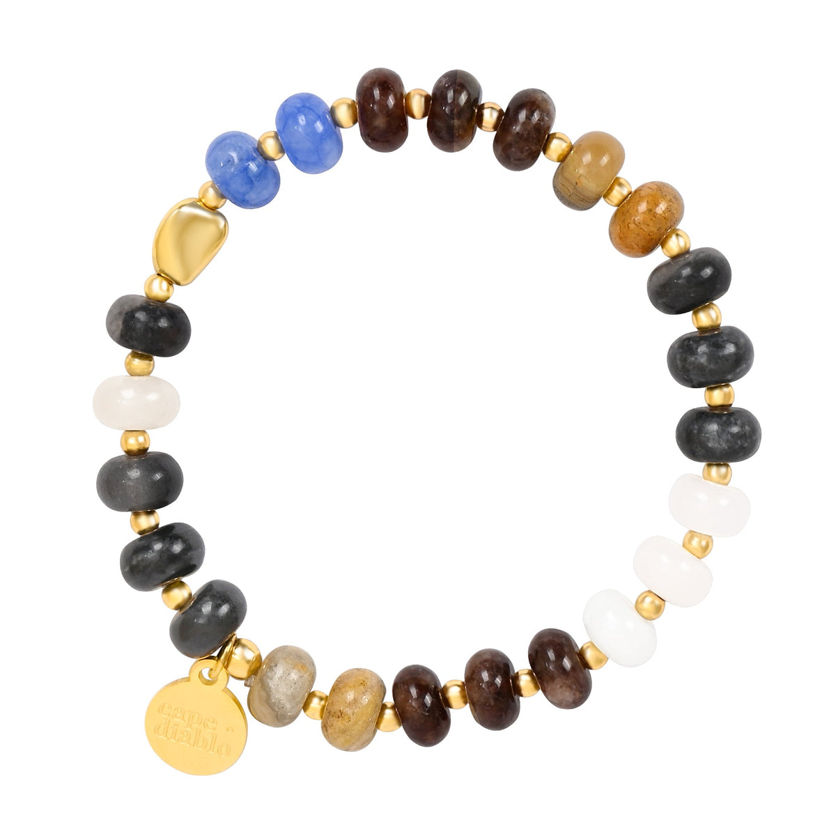 Pulseira Labradorita Brilho de Aterramento