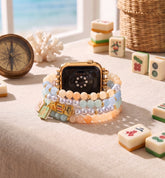 Pulseira elástica Lucky Mahjong para Apple Watch