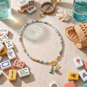 Colar da Sorte da Fortuna do Mahjong