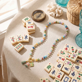 Colar da Sorte da Fortuna do Mahjong
